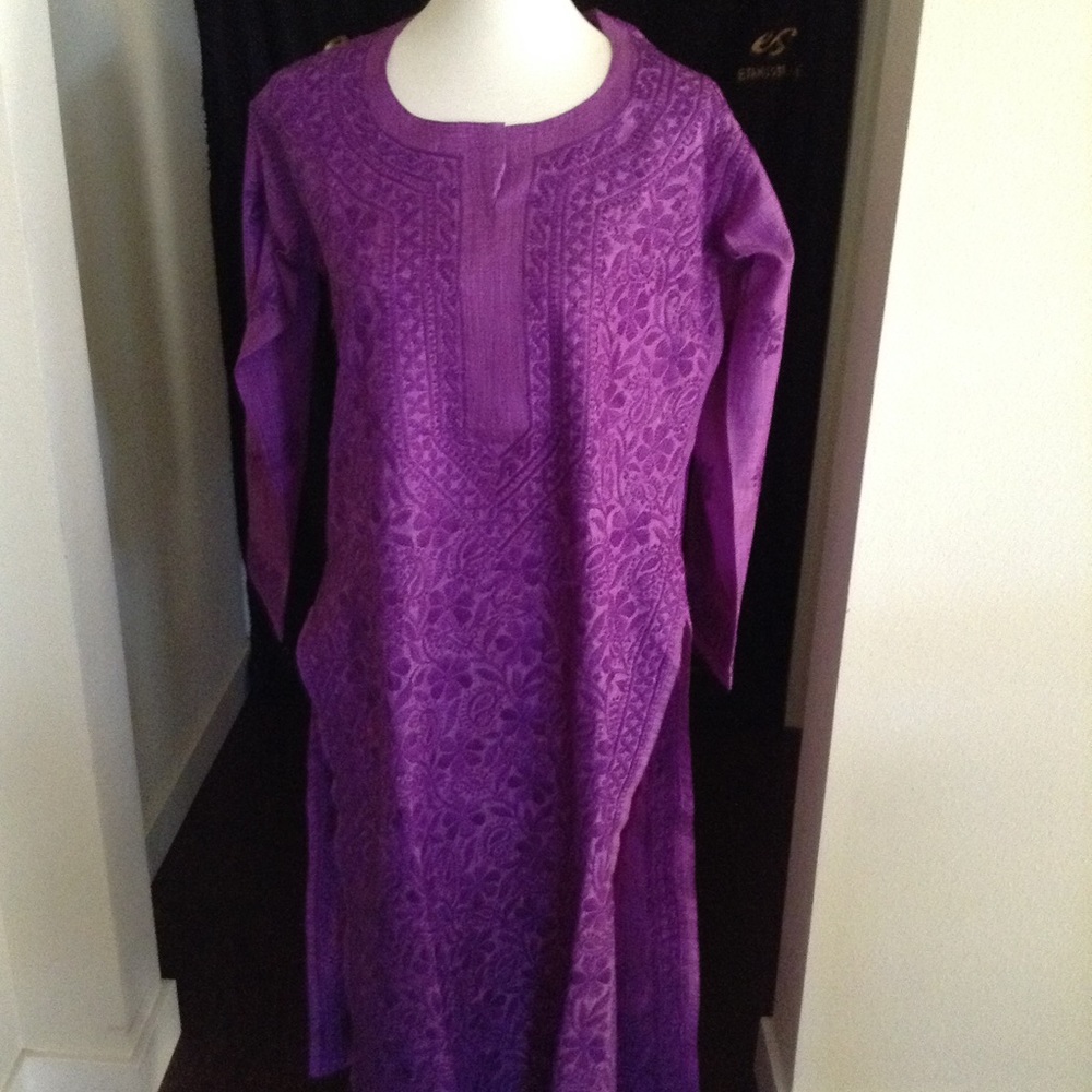 Raw Dupion vegan silk kurta